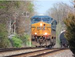 CSX 5295 and 815 Pick Up a Hopper